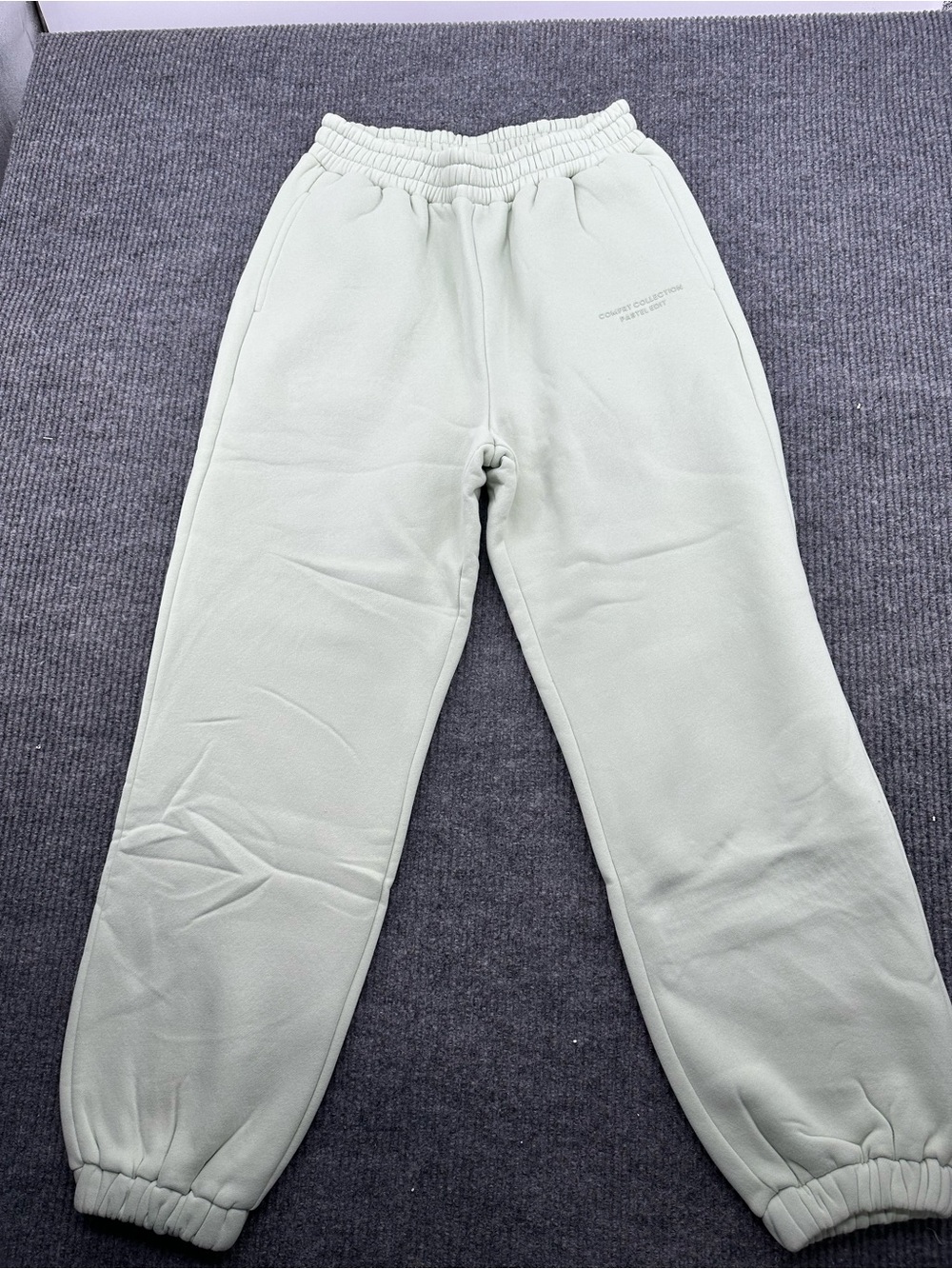 Comfort Collection Pastel Edit Mint Sweatpants - Embroidered Logo